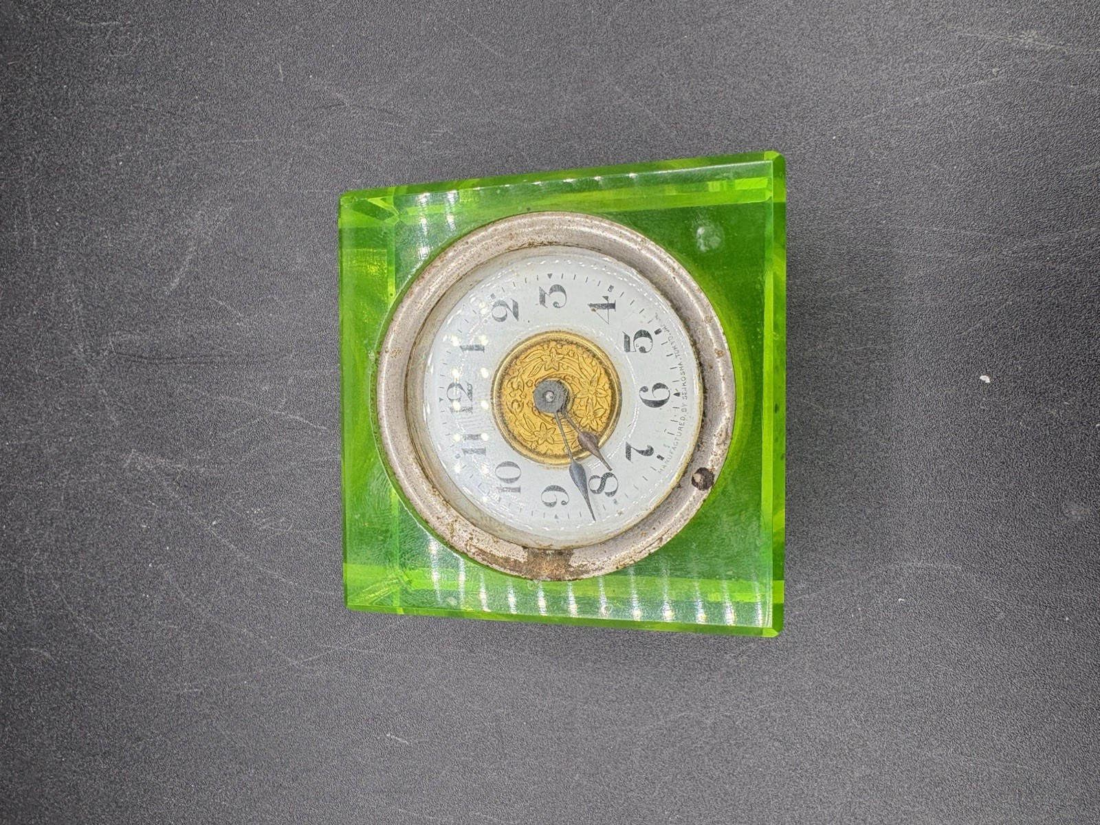 Uranium Glass Clock