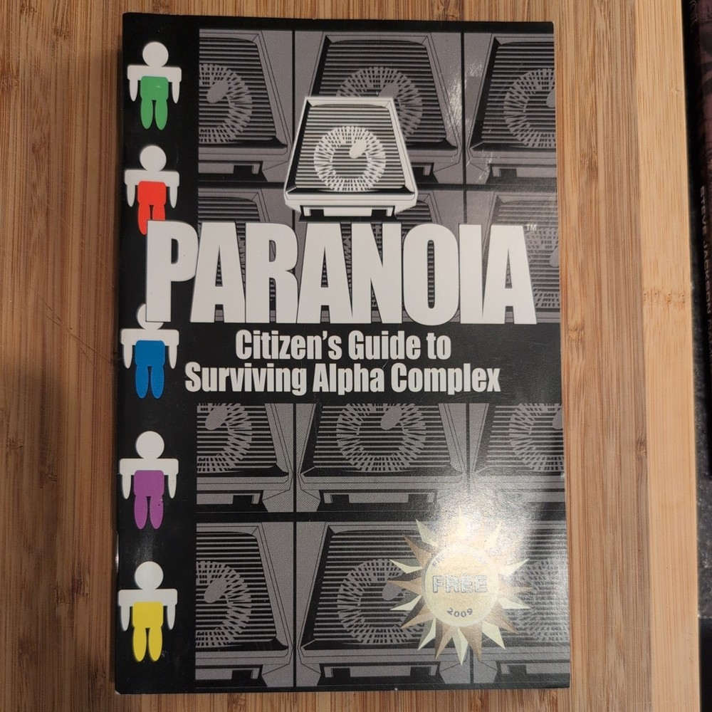 Mongoose Paranoia XP Citizen's Guide to Surviving Alpha Complex