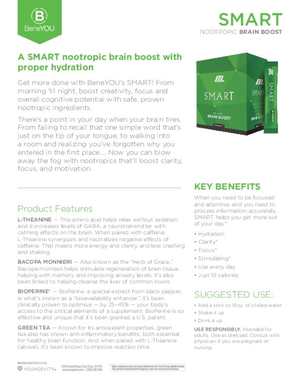 Smart Brain Boostl Stik - 10 count Single Stiks