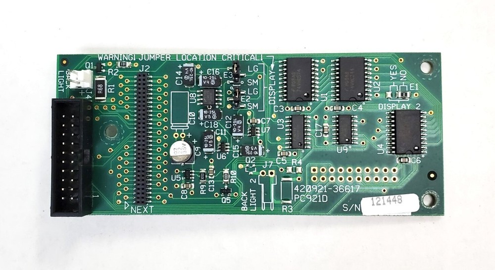 GSE 562 or GSE 665 Display interface board