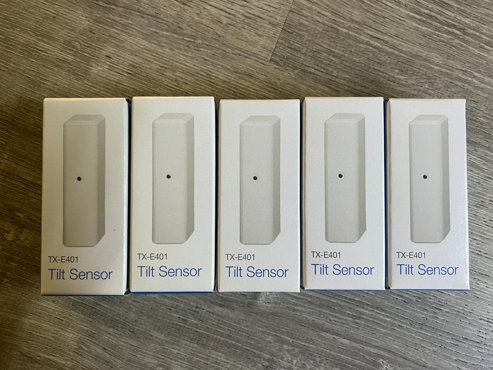 Lot of 5 Interlogix TX-E401 Wireless Sensor Tilt Sensor