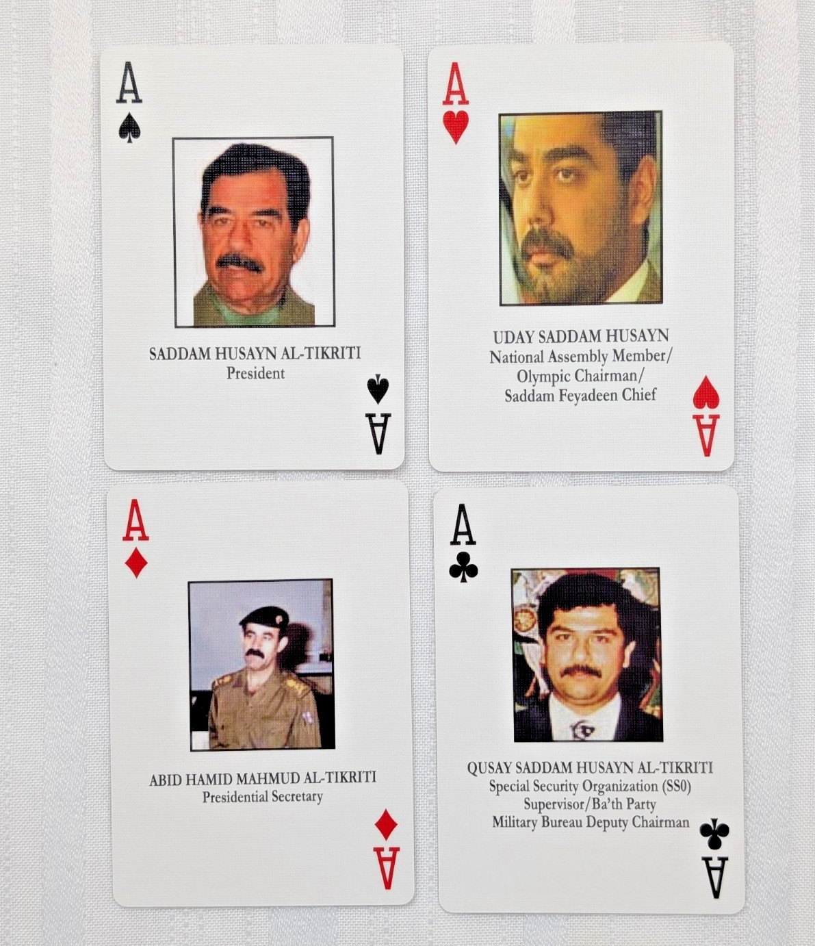 2003 Iraqi Most Wanted Playing Cards Military Iraq - Sealed! New!