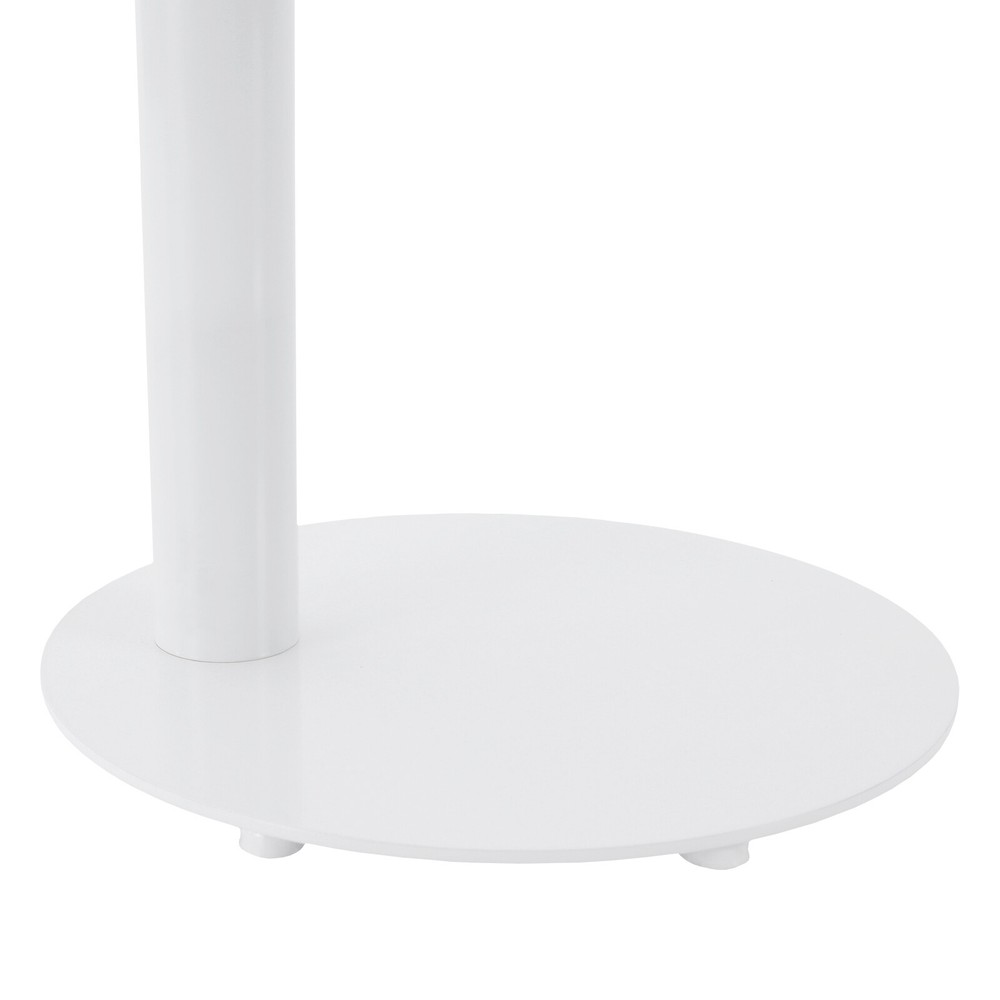 C-shaped Side Table, Iron End Table, Couch Side Table, Bedside Table 20*14-inch