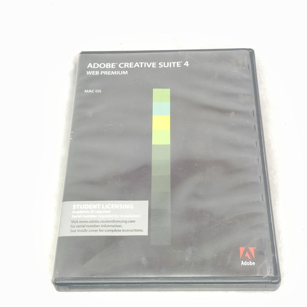 Adobe Creative Suite 4 Web Premium Mac OS Dreamweaver software