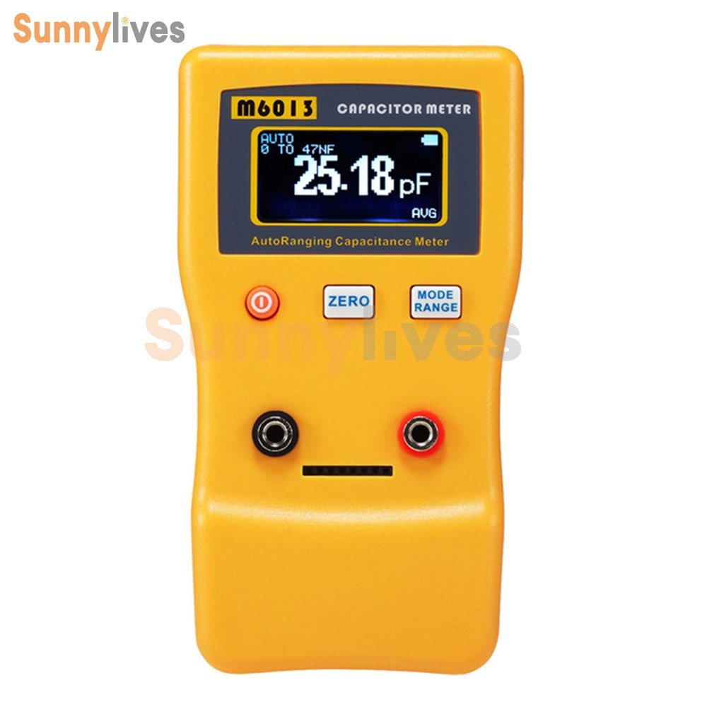 LCD High-precision Capacitor Meter Auto Range Handheld Capacitor Circuit Tester