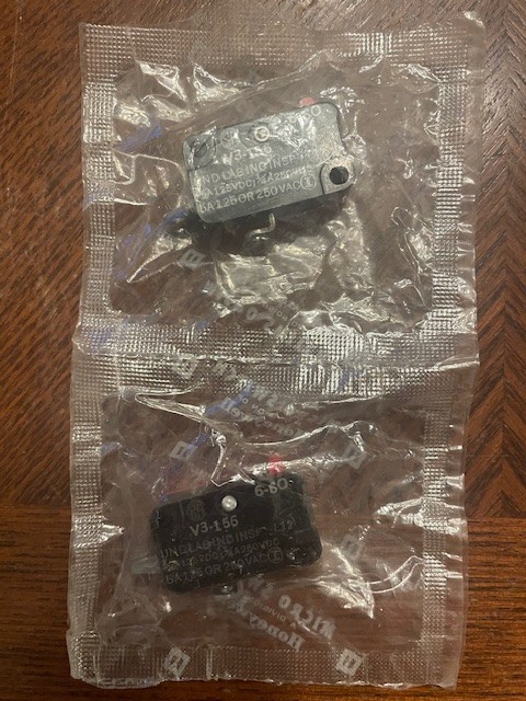 Microswitch V3-156 NOS - In factory packaging