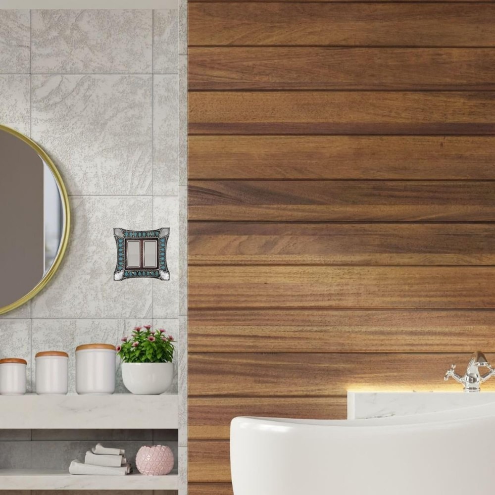 Double Rocker Decorative Switch Wall Plate