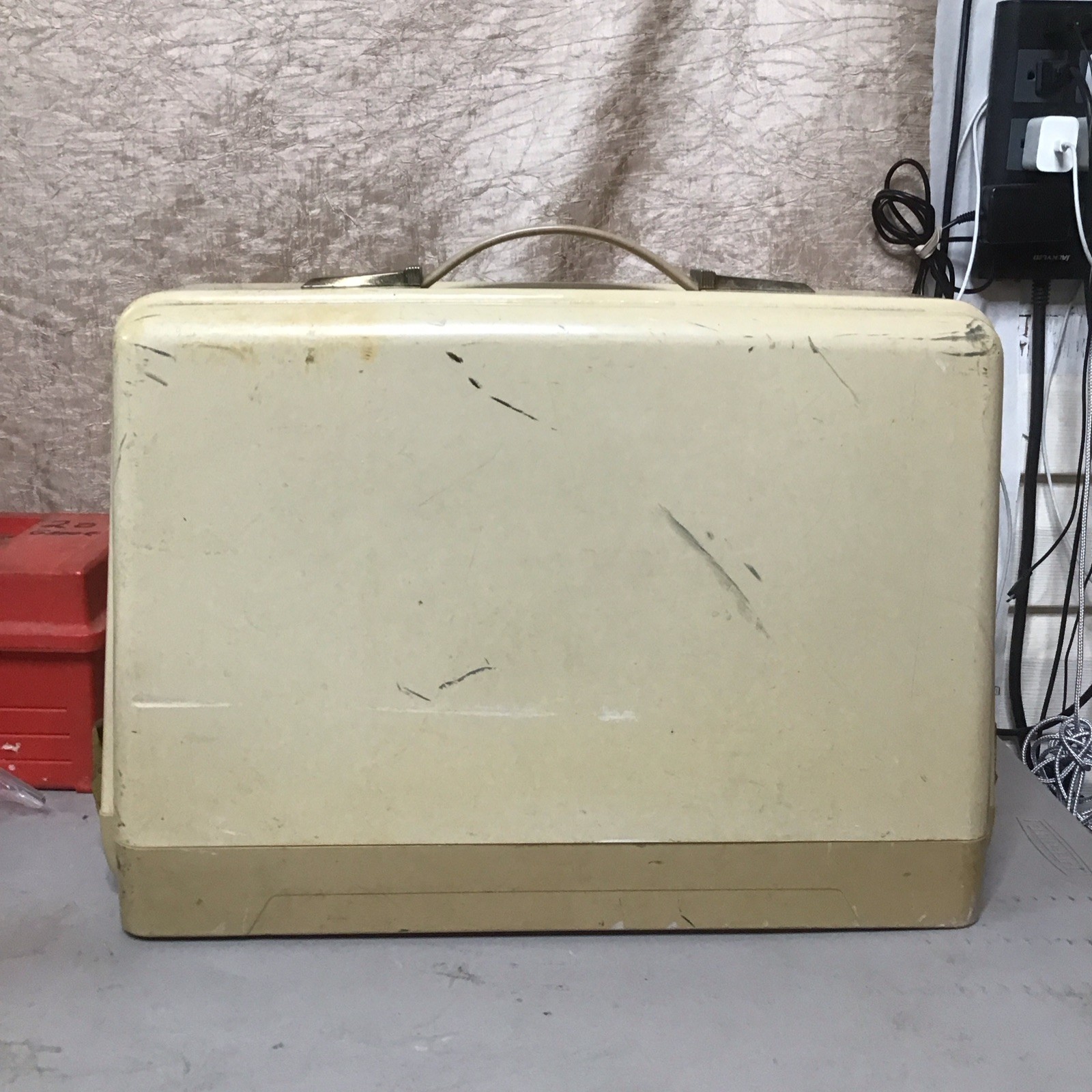 Vintage Singer 404A Sewing Machine With Case