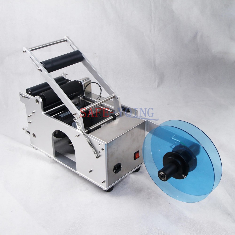 MT-50 Semi-Automatic Round Bottle Labeling Machine Labeler Machine 20-40pcs/min