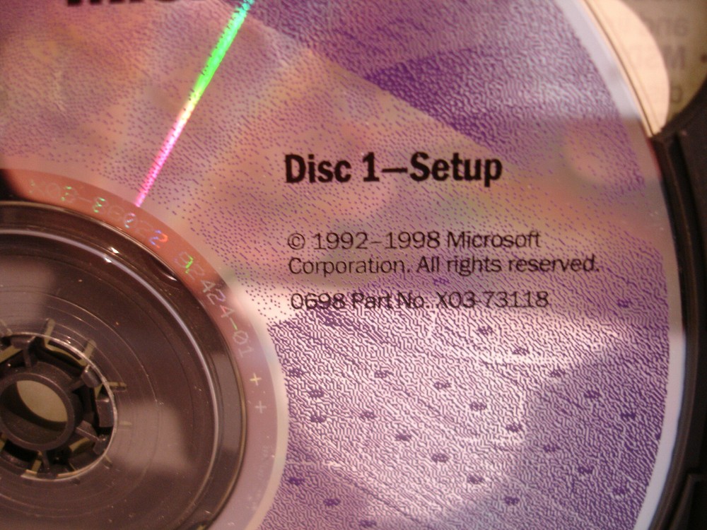 MSDN Microsoft Visual Studio 6.0 Original CD and case
