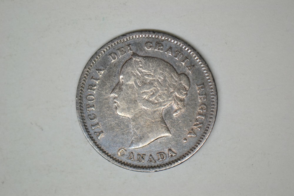 Canada: 1885 5 Cents- VF/EF