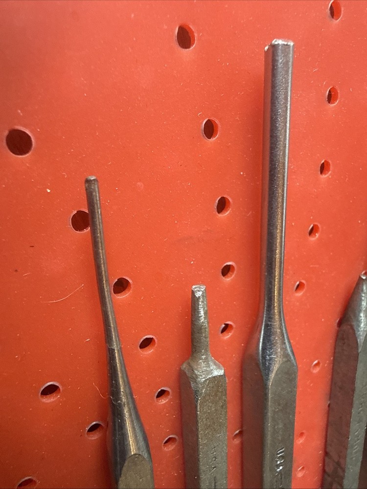 Vintage Craftsman Chisel & Punch Set, Circle G