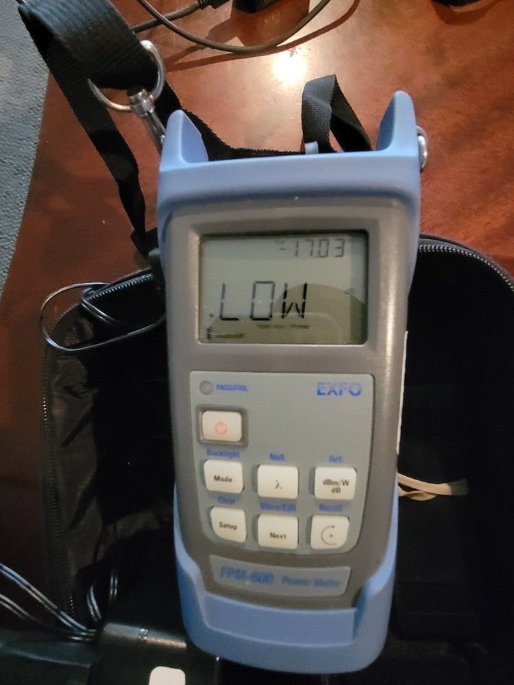 EXFO FPM-600 Power Meter & FLS-600 Handheld Light Source Set