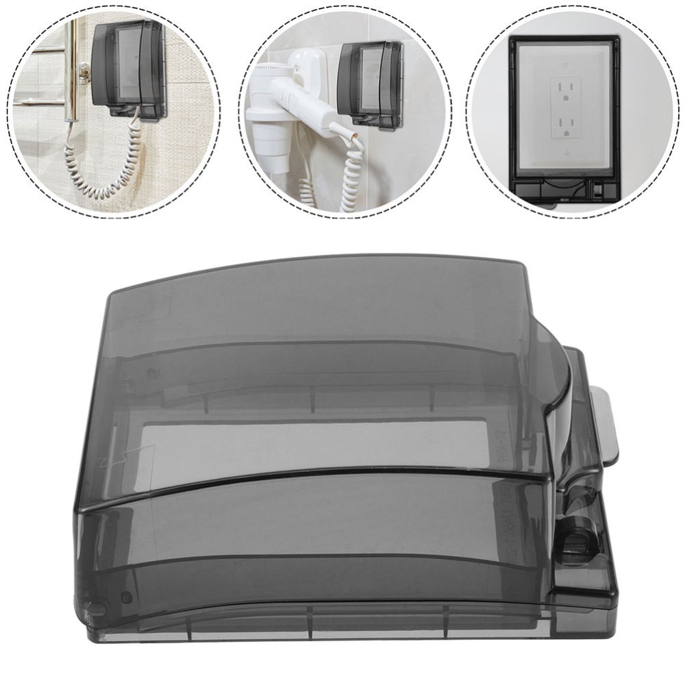 3 Pcs Waterproof Switch Protector outside Electrical Outlet Cover Adhesive