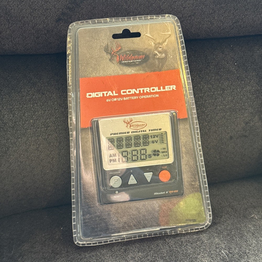 Wildgame Innovations Premier Digital Game Feeder Timer Controller 6V/12V TH-DT