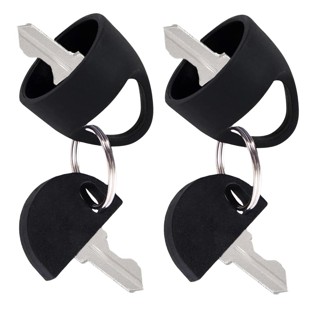 Pride Mobility Scooter Replacement Key Set Compatible with 2 Sets, Black