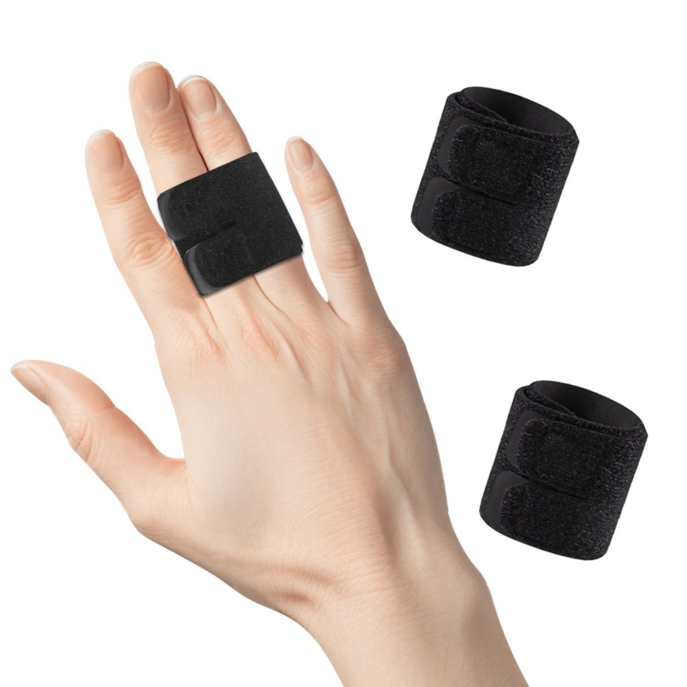 Finger Splints, 2PCS Splint, Compression Support Medium, Double