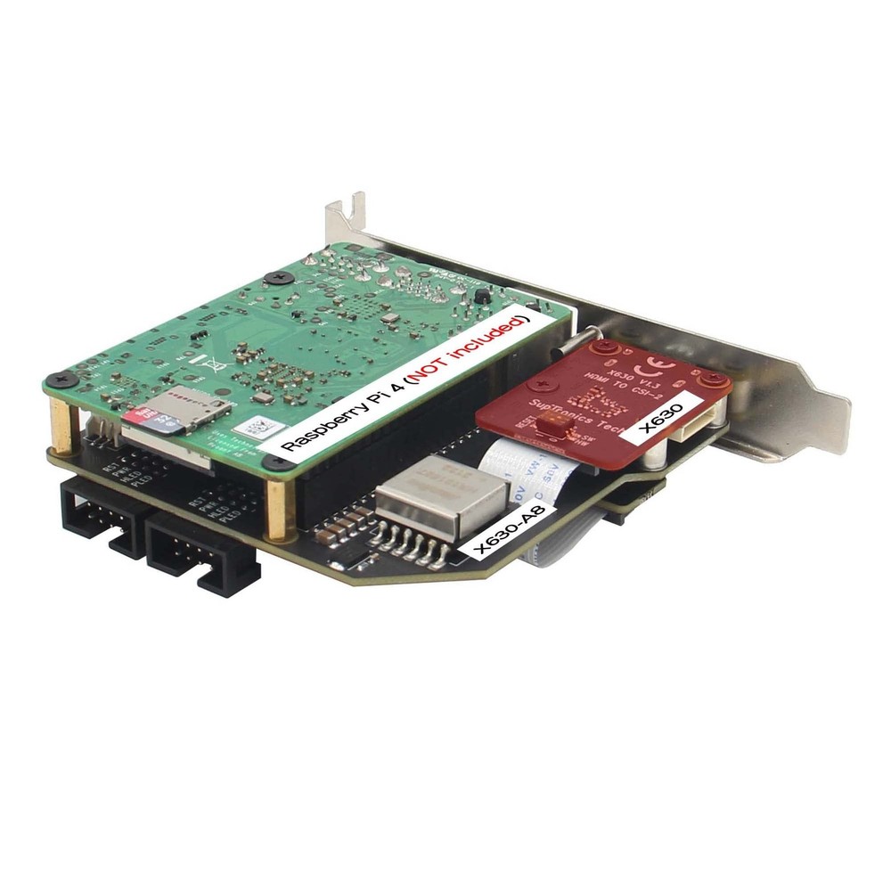 Geekworm KVM-A8 PCIe Version for Raspberry Pi 4 Model B KVM Over IP Support...
