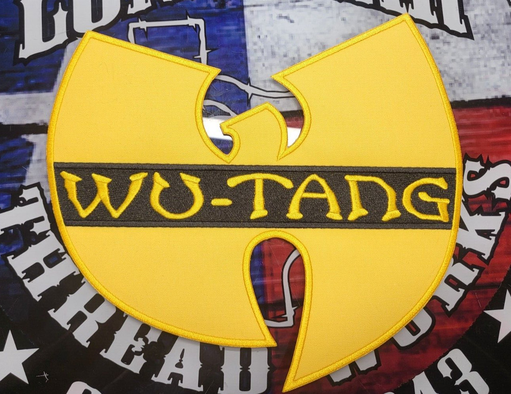 LARGE EMBROIDERED WU-TANG RAP BAND PATCH (Please Read Ad)