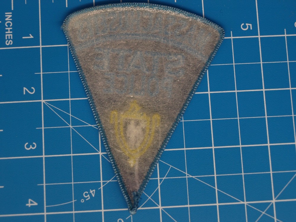 Massachusetts State Police patch small-S