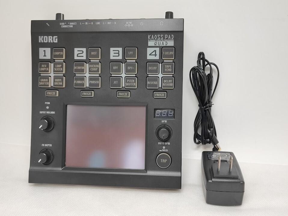 Korg Kaoss Pad Quad Dynamic Effect Processor Sampler with adapter