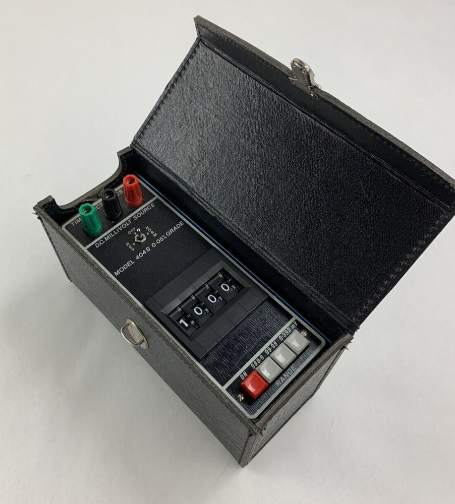 Time Electronics 404S DC Millivolt Multi Function Calibrator W/Case Untested