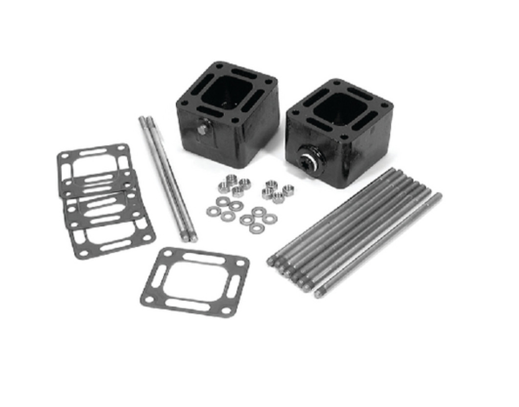 MerCruiser 3 inch Exhaust manifold Riser spacer kit mc2093320a3 3320 93320a13 3"