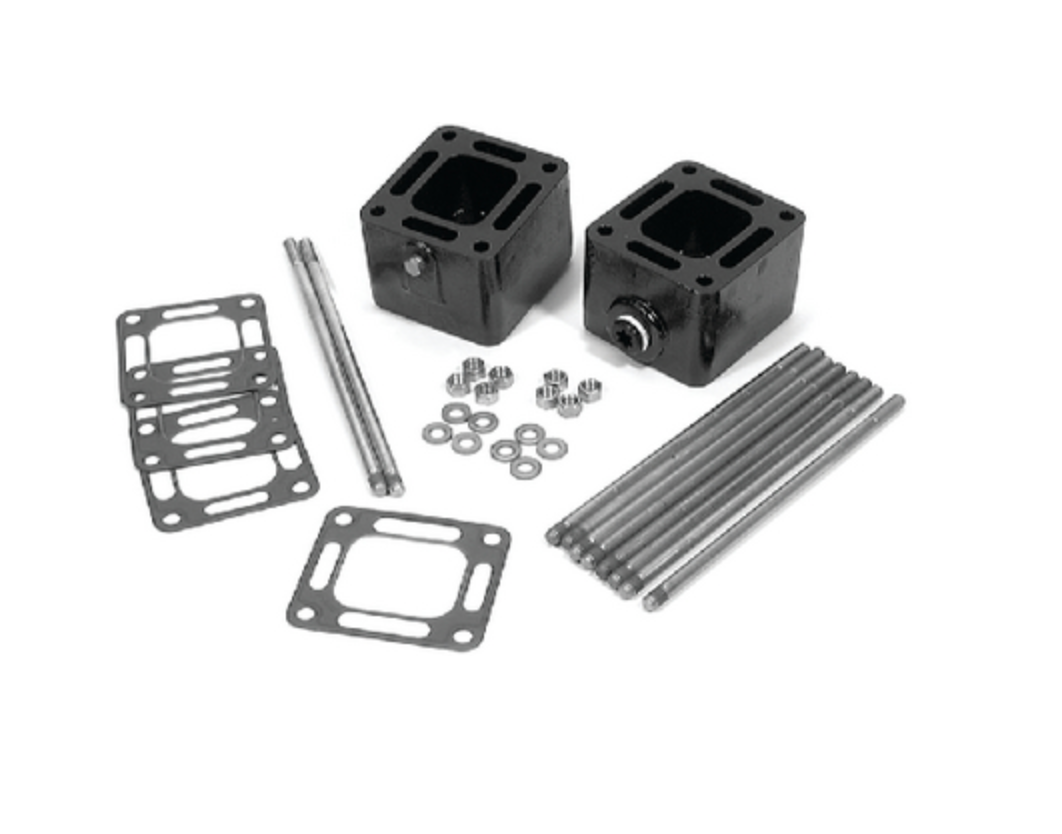 MerCruiser 3 inch Exhaust manifold Riser spacer kit mc2093320a3 3320 93320a13 3"