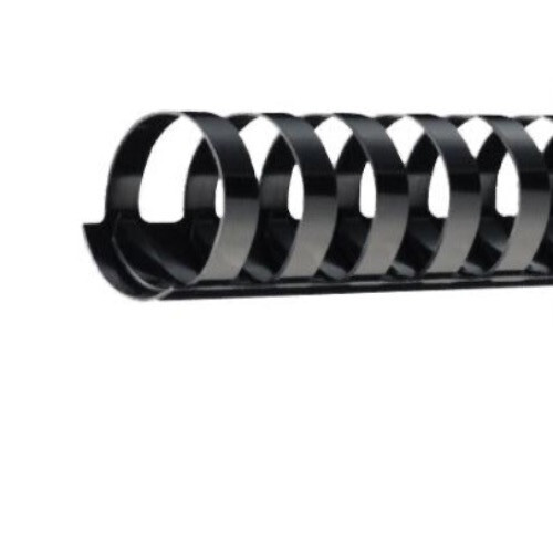 Plastic Comb Binding Supplies 11" Black 28mm (1 1/8") 225 Sheets Binding Spines