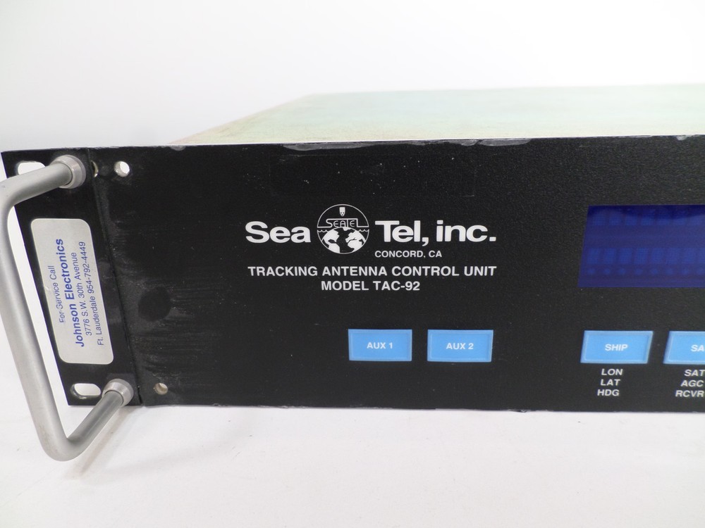 Seatel TAC-92 Rack Mount Tracking Antenna Control Unit - Partially Tested