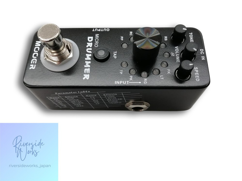 Mooer Micro Drummer Effects Pedal - Compact Drum Machine JP