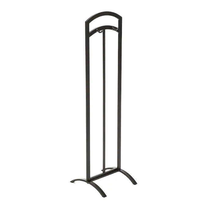Style Selections 3-Piece Steel Fireplace Tool Set Black