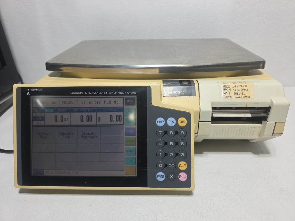ishida scale SR-2000a