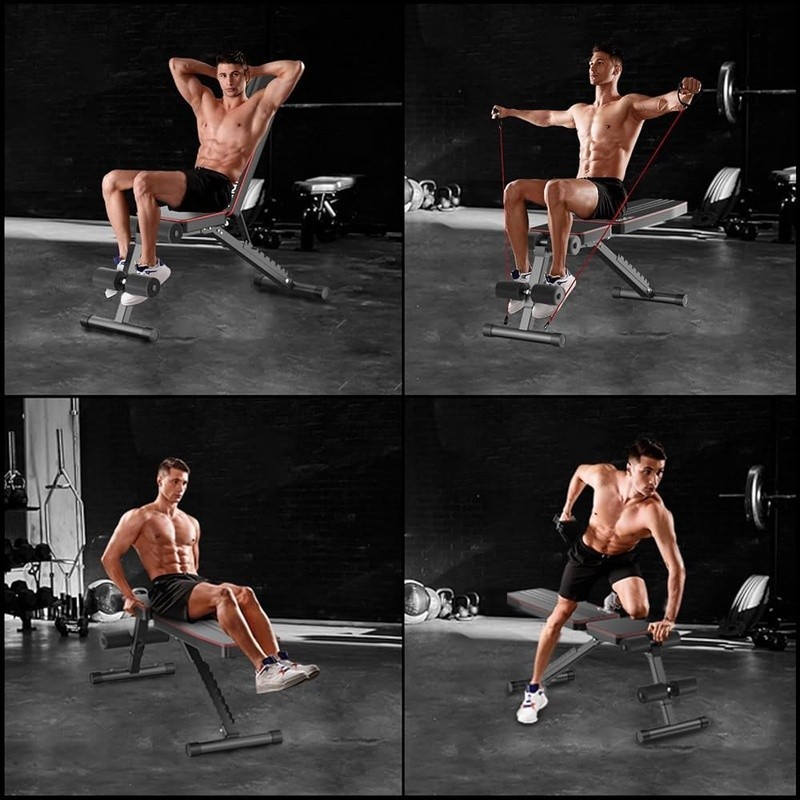 660lbs Weight Bench Multi-Functional Foldable Strength Training Equipment New