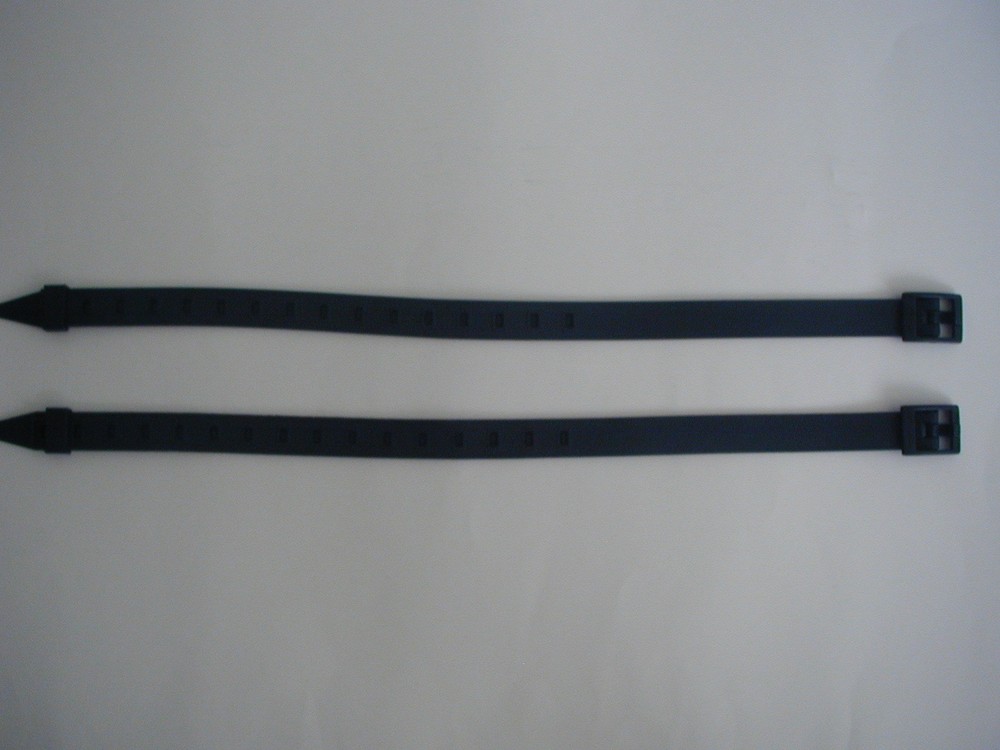 Scuba diving rubber dive knife strap-pair