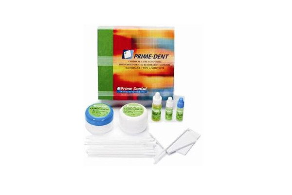 Prime-Dent Dental Chemical Self Cure Composite Resin Kit 15g/15g with Bonding