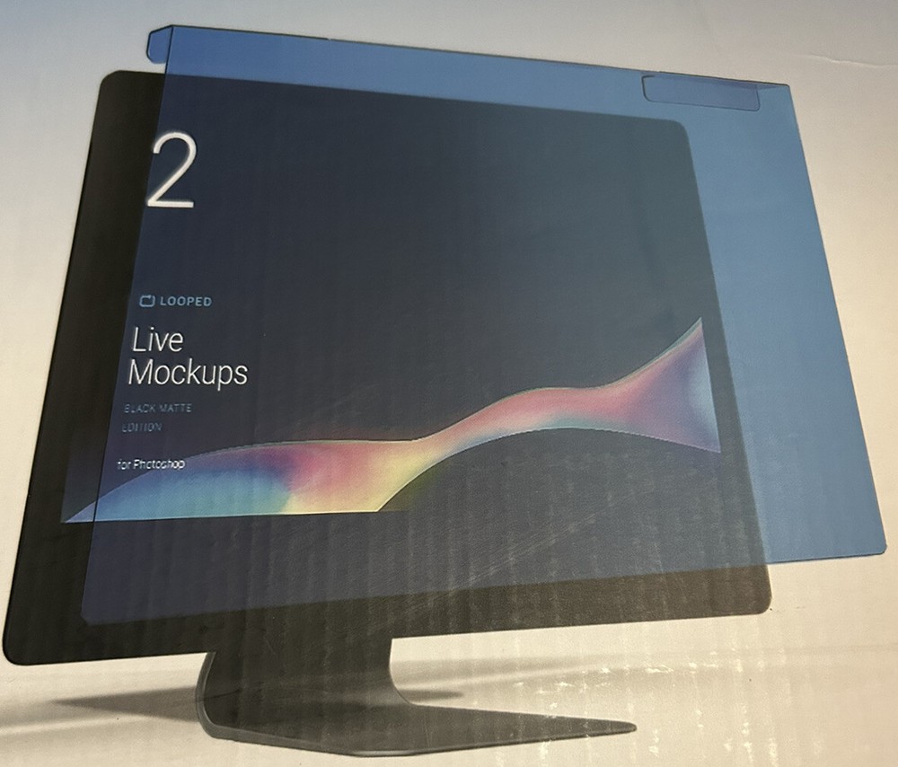 NUSIGN Easy Hang 23-24 in Blue Light Blocking Screen Protector Panel for Desktop