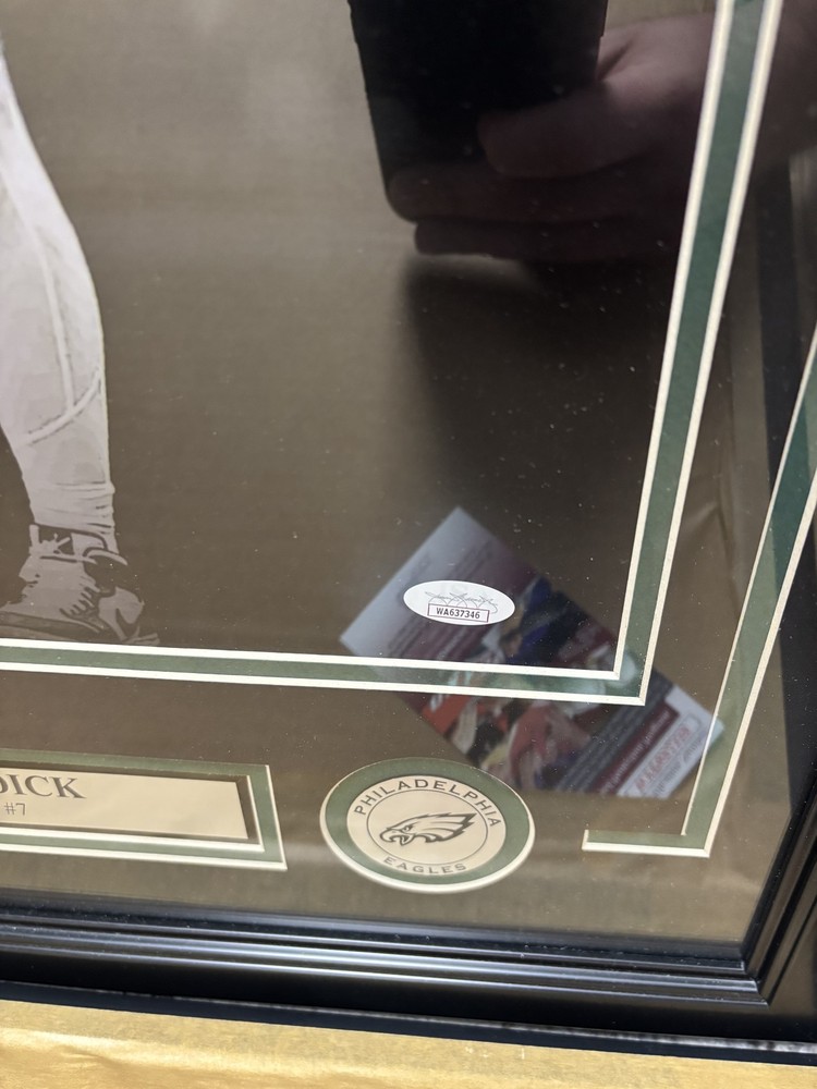 Hasson Reddick Signed 16x20 Eagles Framed and Matted