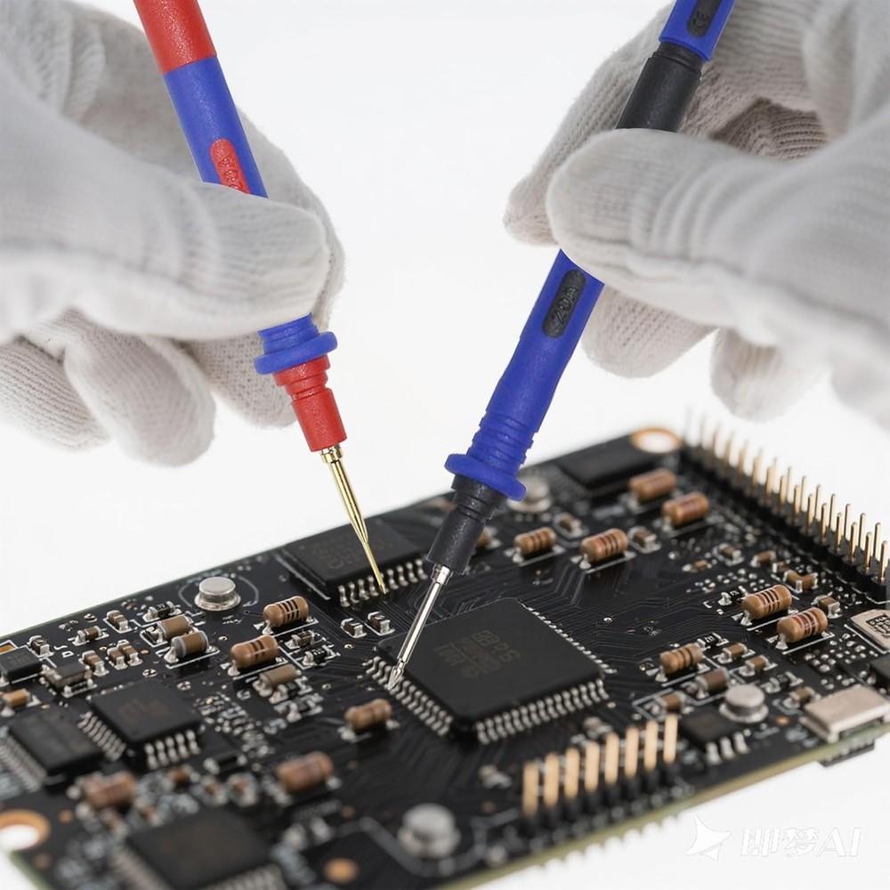 Professional Multimeter Leads Kit: Replaceable Probes & Silicone Safety, Set...