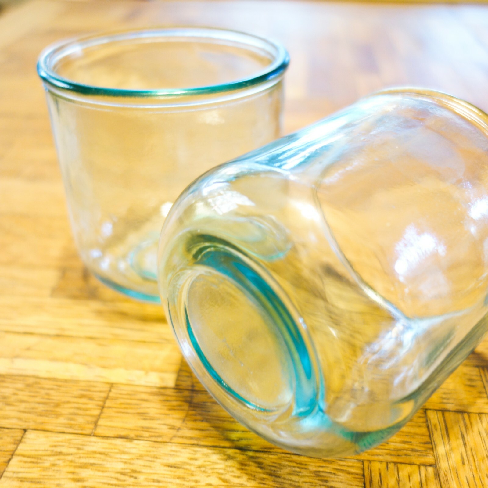 Spanish Glass Candle Jar, 10oz Recycled Glass Candle Jar, Fancy Candle Making