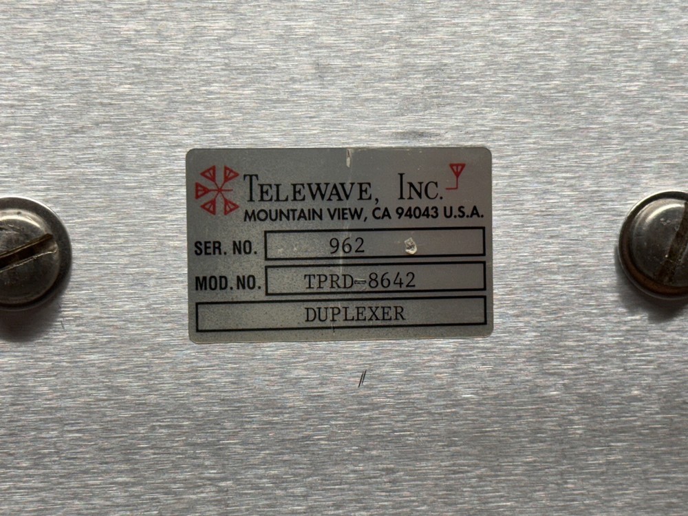 Telewave TPRD-8642 Duplexer - P45