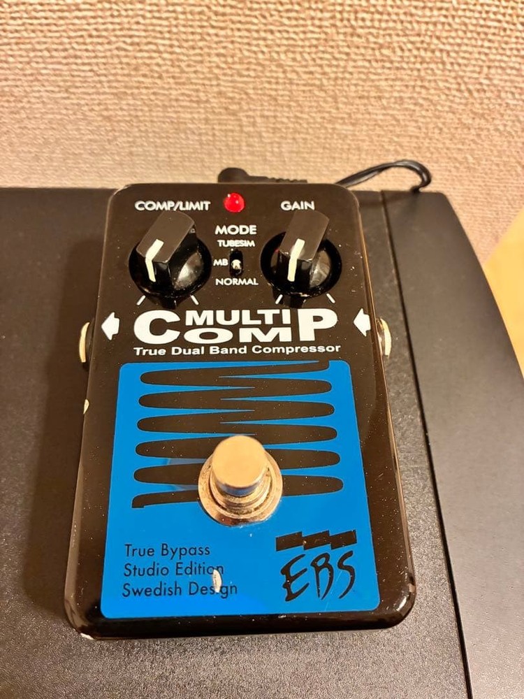 EBS MULTI COMP Dual Band Compressor Pedal