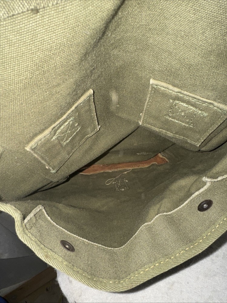 Vintage Canvas Military Bag