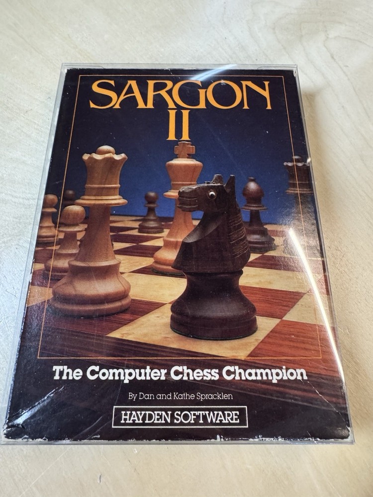 Hayden Software Sargon II Chess for Atari with Manual & Floppy Disk