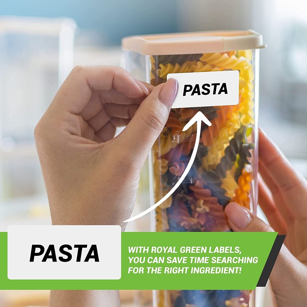 Fluorescent Neon Color Stickers Permanent Adhesive Rectangular Labels 400 Pack