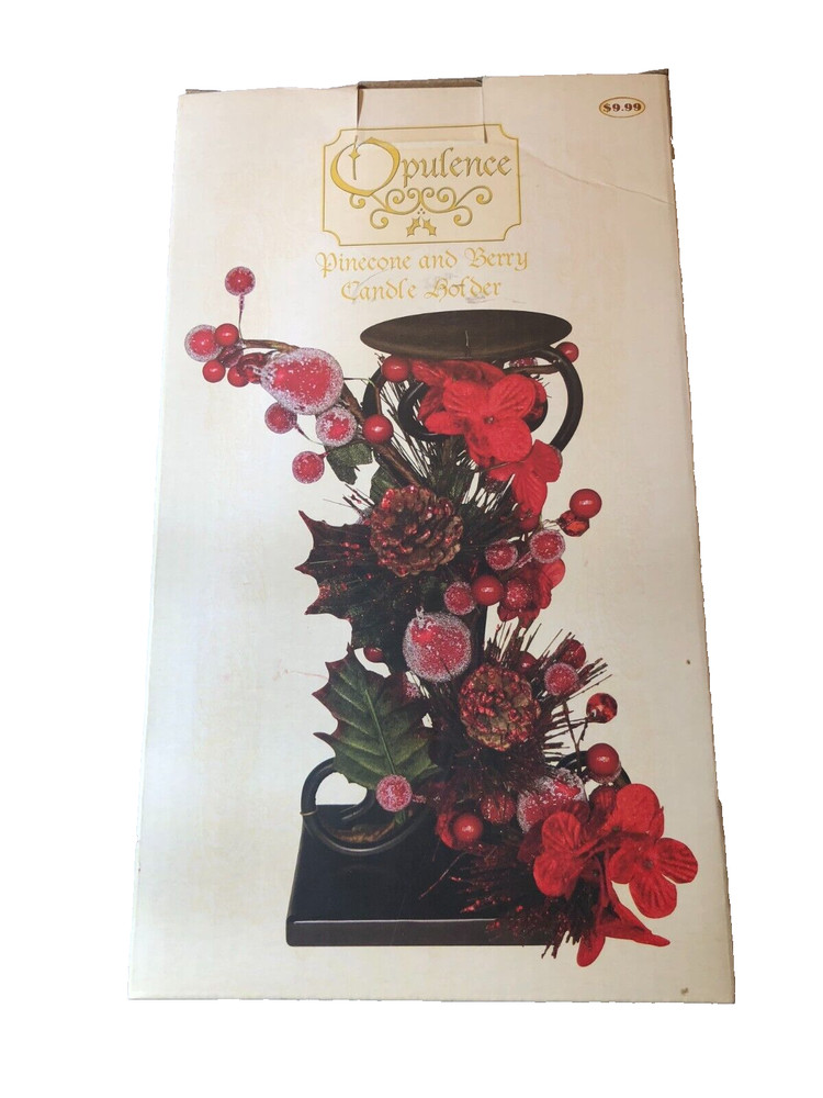 Opulence Candle Holder with Candle