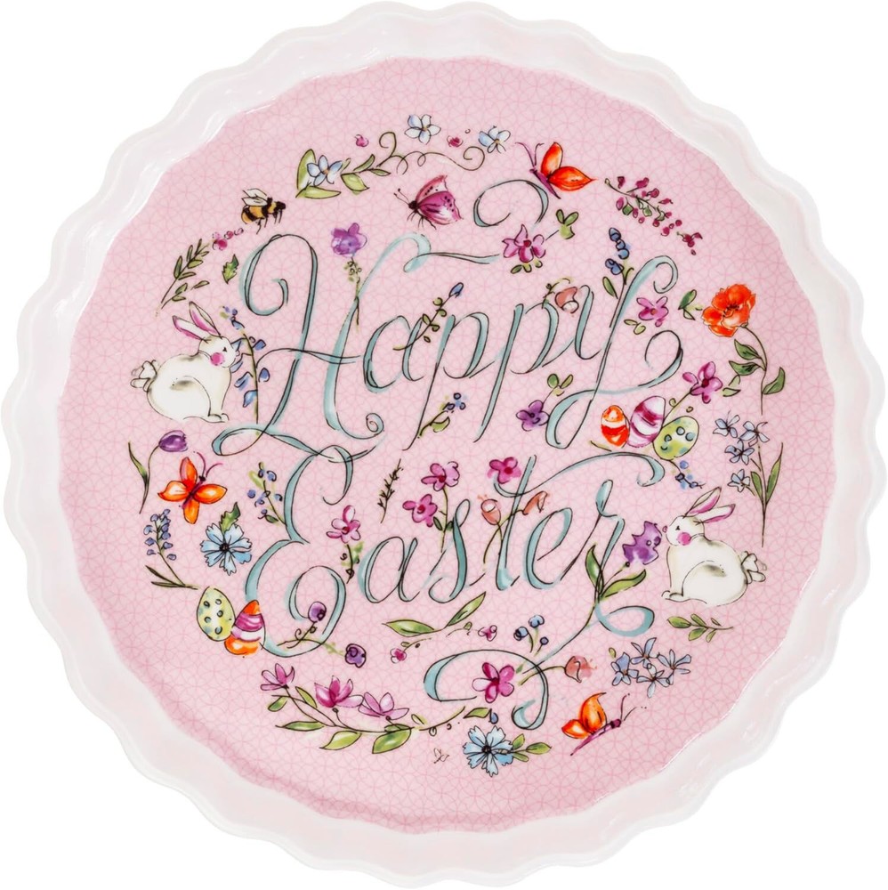Boston International - Easter Bunny Wavy Edge Platter - FFC25023