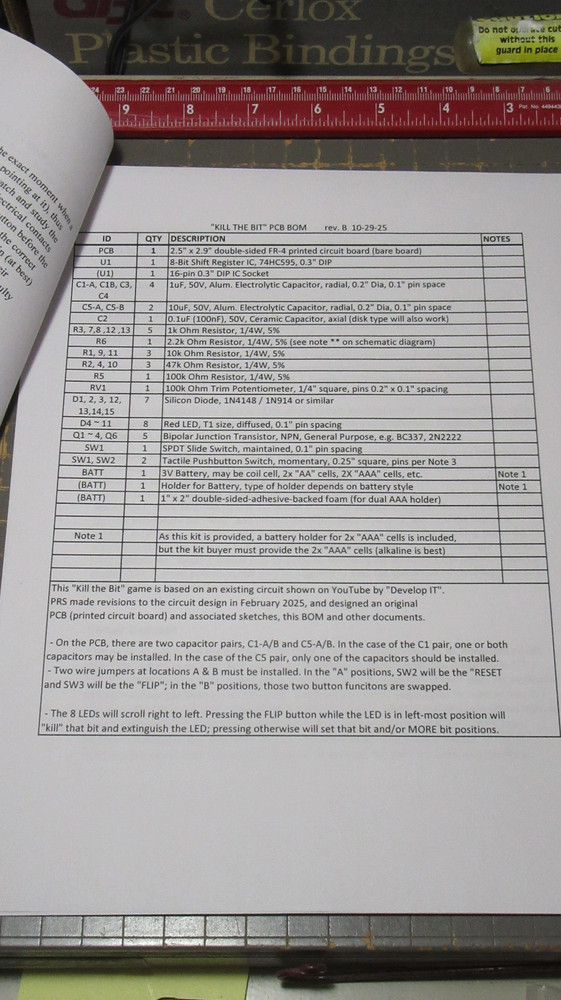 "Kill the Bit" Classic Electronic Game Kit