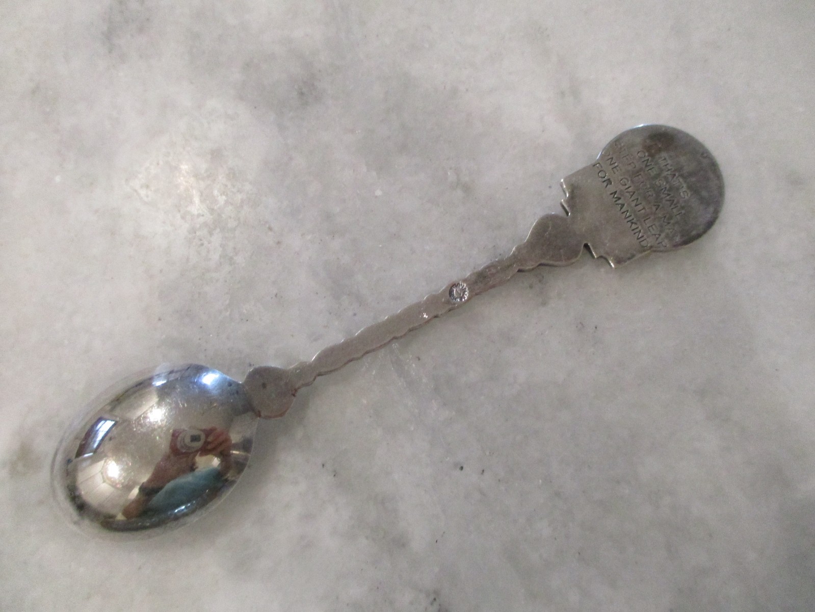 APOLLO SKYLAB MISSION SOUVENIR SPOONS SET(18) +STERLING APOLLO 11 ENAMEL-HOLLAND