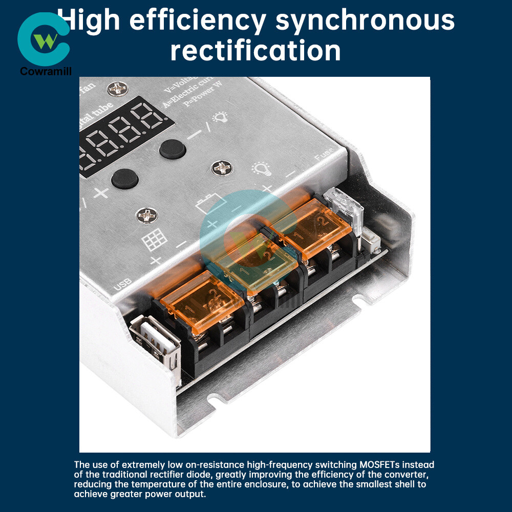 MPPT 500W 20A Solar Controller DC18-80V Buck Step-down Charging Control Module